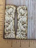 Highland Cow Leaves Claw Clips