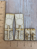 Sunshine cross 2 layer Claw Clip