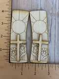 Sunshine cross 2 layer Claw Clip