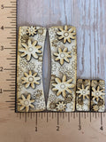 Flower daisy 2 layer Claw Clip