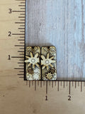 Flower daisy 2 layer Claw Clip