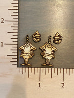 Grinch 2 piece earring jacket