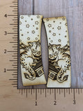Dragon and Books Claw Clip