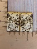 Gnome with Flowers Claw Clip