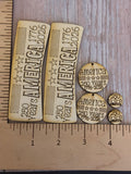 America 250 Claw Clip and earrings