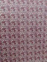 Dusty Pink Floral on Pink Glitter Acrylic