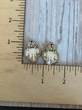 Cute Ghost with Bow Claw Clip and earrings
