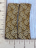 Geometric Circle Claw Clip