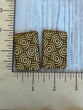 Geometric Circle Claw Clip