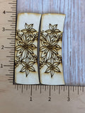 Poinsettia Claw Clip