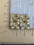 Poinsettia Claw Clip