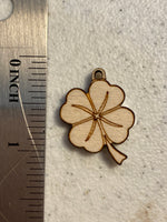 4 Leaf Clover 1 Wood Blank