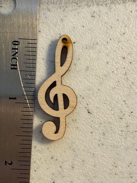 Music Note Wood Blank