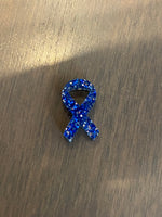 Stud - Cancer ribbon  Wood or acrylic Blank