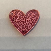 Leopard Heart Wood Blank