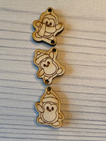 Penguin Dangle and Stud Wood Blank