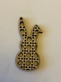 Rattan Bunny Wood Blank