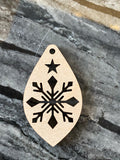 Snowflake dangles Wood Blank