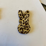 Leopard Bunny Wood Blank