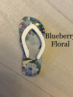 Blueberry Floral Acrylic