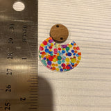 Rainbow Dots Acrylic