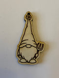 Flower Gnome Wood Blank