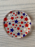 Red, White and Blue Star Confetti Acrylic