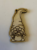 Flower Gnome Wood Blank