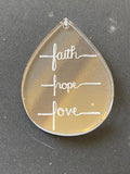 Faith, hope, love tear