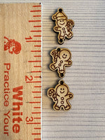 Gingerbread men dangle Wood Blank