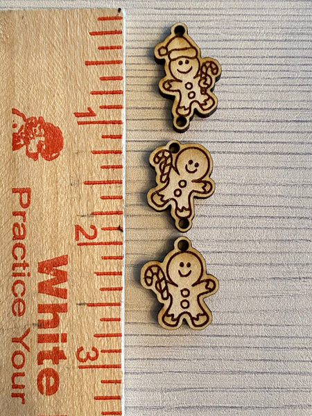 Gingerbread men dangle Wood Blank