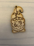 Gnome - autism puzzle  Wood Blank