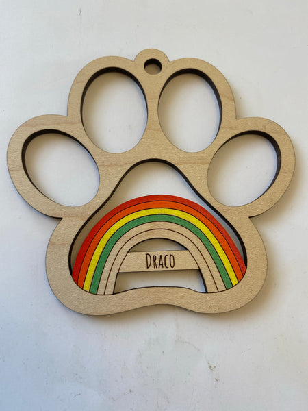 Rainbow bridge ornament