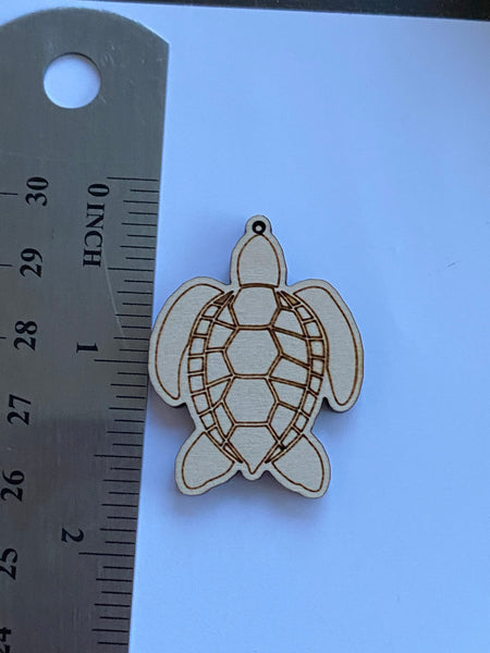 Sea turtle 4 Wood Blank