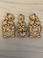 Gnome - autism puzzle  Wood Blank