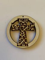 Leopard Cross Wood Blank