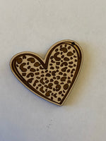 Leopard Heart Wood Blank