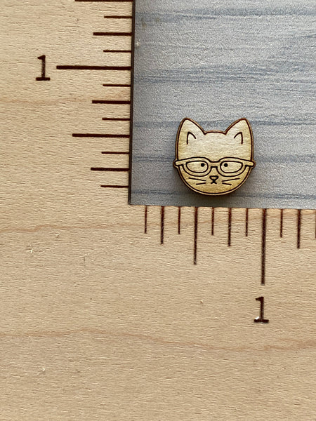 Cat - sunglasses Wood Blank