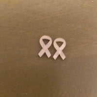 Stud - Cancer ribbon  Wood or acrylic Blank