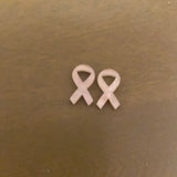 Stud - Cancer ribbon  Wood or acrylic Blank