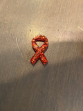 Stud - Cancer ribbon  Wood or acrylic Blank