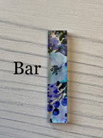 Blueberry Floral Acrylic