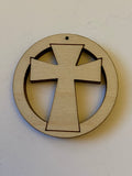 Leopard Cross Wood Blank