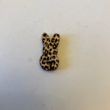 Leopard Bunny Wood Blank