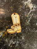 Cowboy Boot Wood Blank