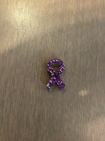 Stud - Cancer ribbon  Wood or acrylic Blank