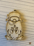 Gnome - Beach  Wood Blank