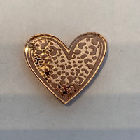 Leopard Heart Wood Blank