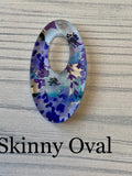 Blueberry Floral Acrylic