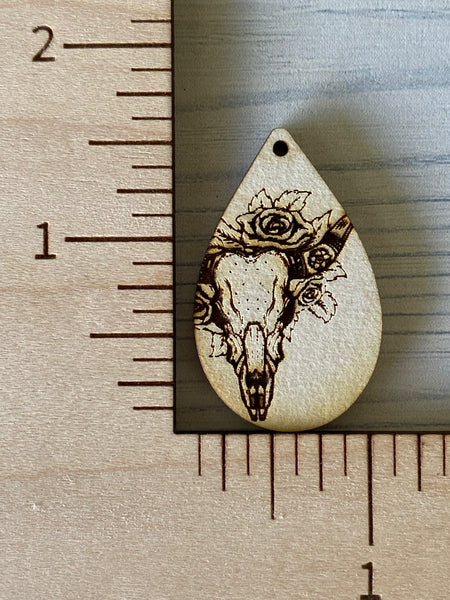 Floral Rose Skull